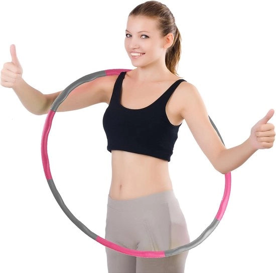Tono Fitness per dimagrimento e massaggi - 8 parti rimovibili - adulti e bambini - ca. 100 cm - 1 kg