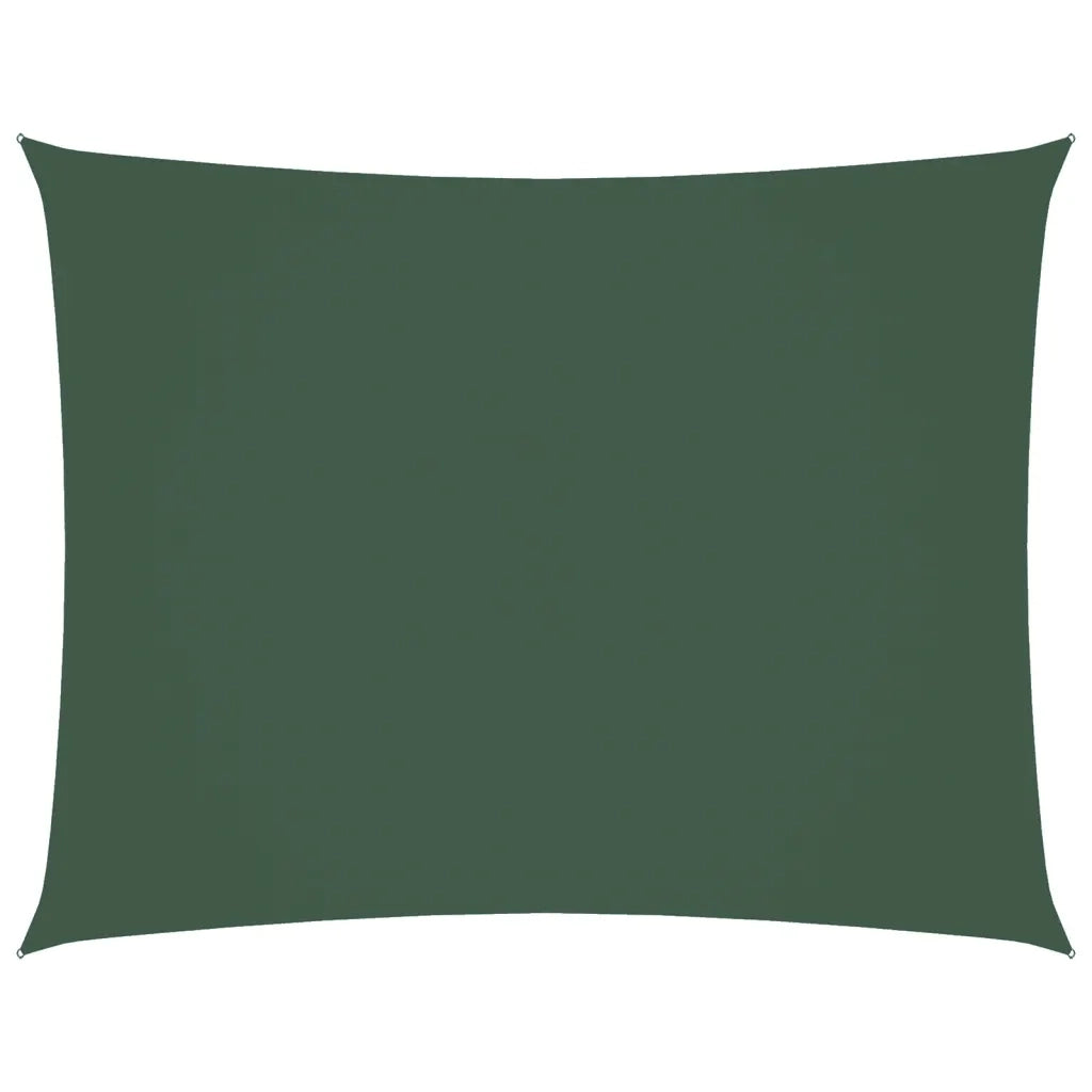 Vela Ombreggiante-Parasole a vela Oxford Rettangolare 2,5x4 m Verde Scuro