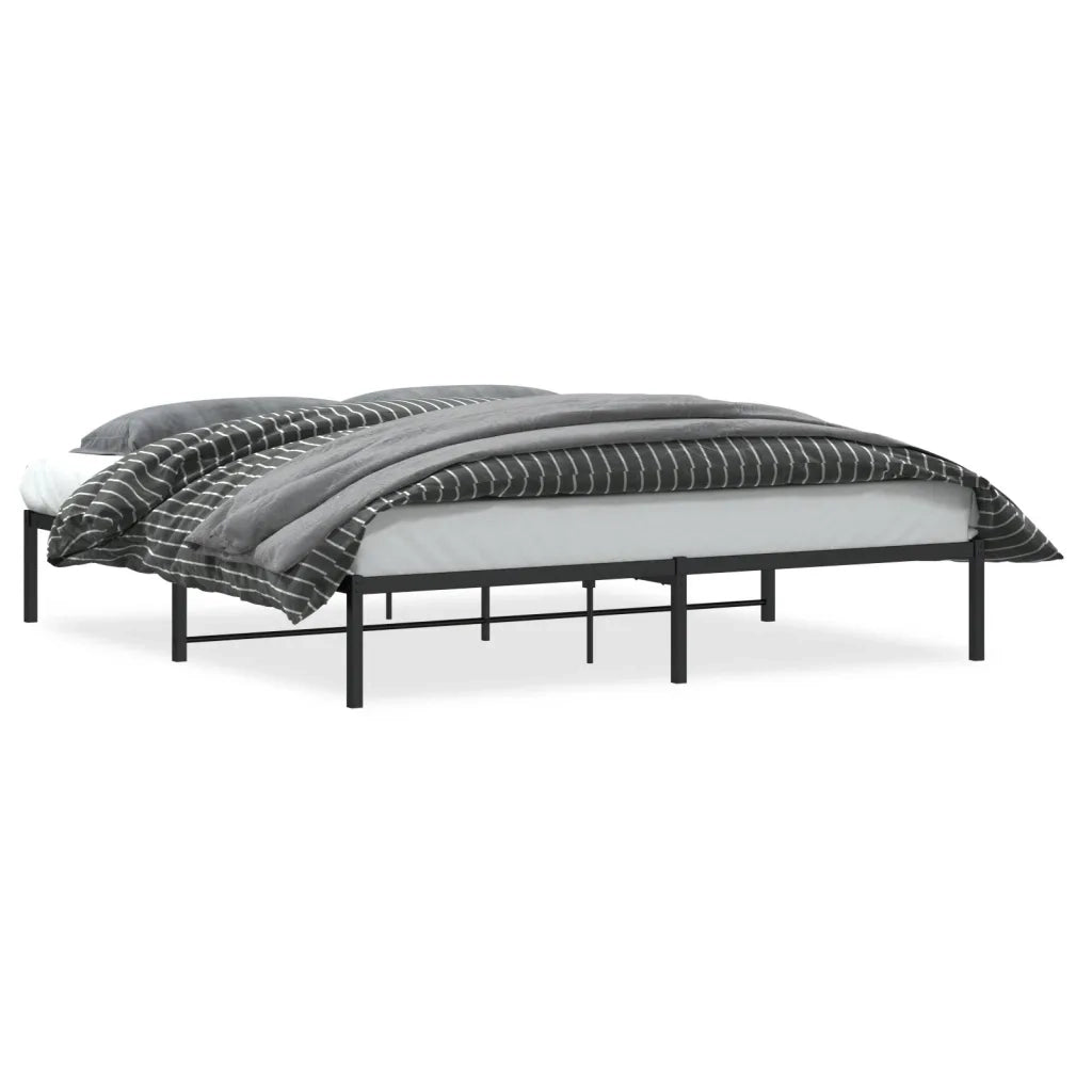 Giroletto Metallo Nero 180x200 cm 373659