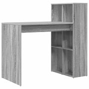 Scrivania | Tavolo da Ufficio Grigio Sonoma 108 x 55 x 103.5 cm Legno multistrato