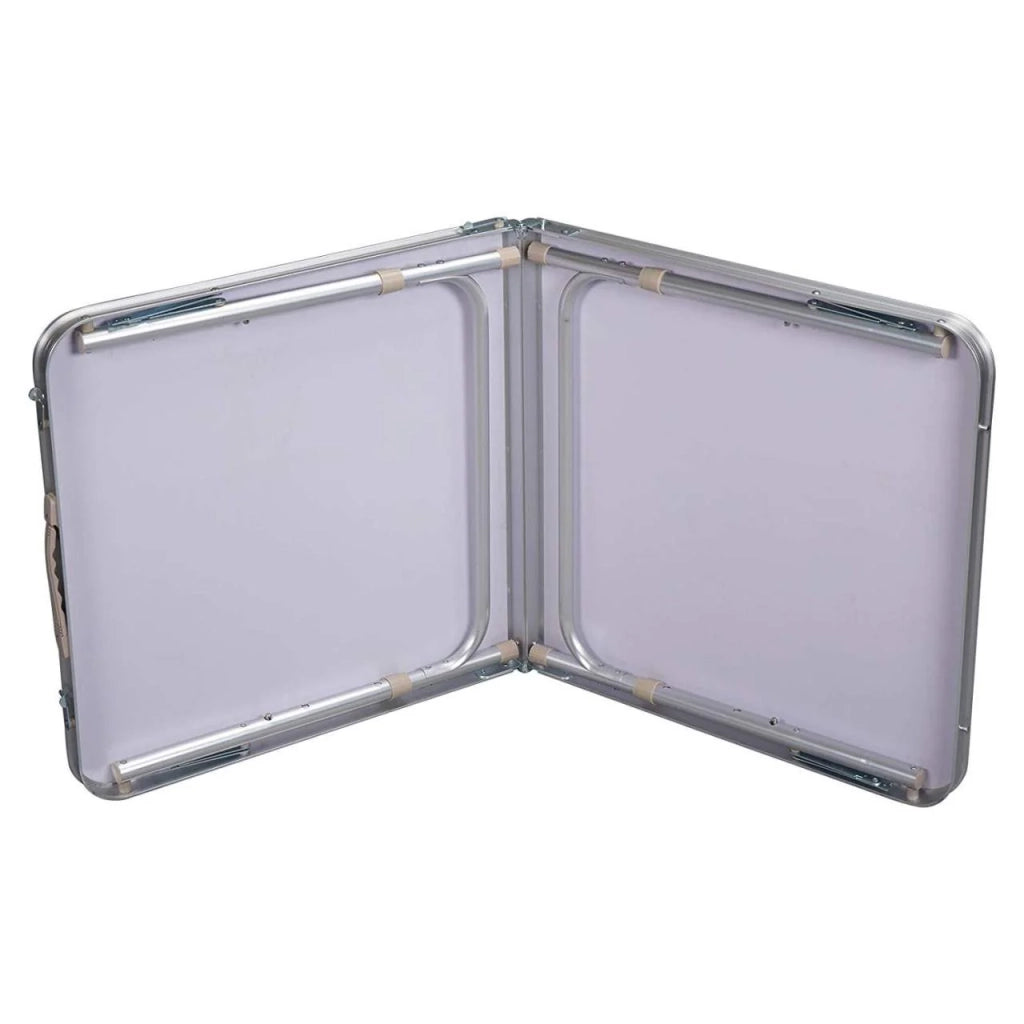 Tavolo da campeggio tavolo pieghevole regolabile 120 cm nero 19_0000974