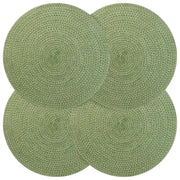 Sottobicchieri in juta 4 pcs Verde oliva Ø 30 cm 42012311