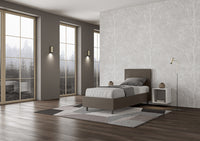 Letto Singolo 80x200 cm Senza Rete Adele Cappuccino