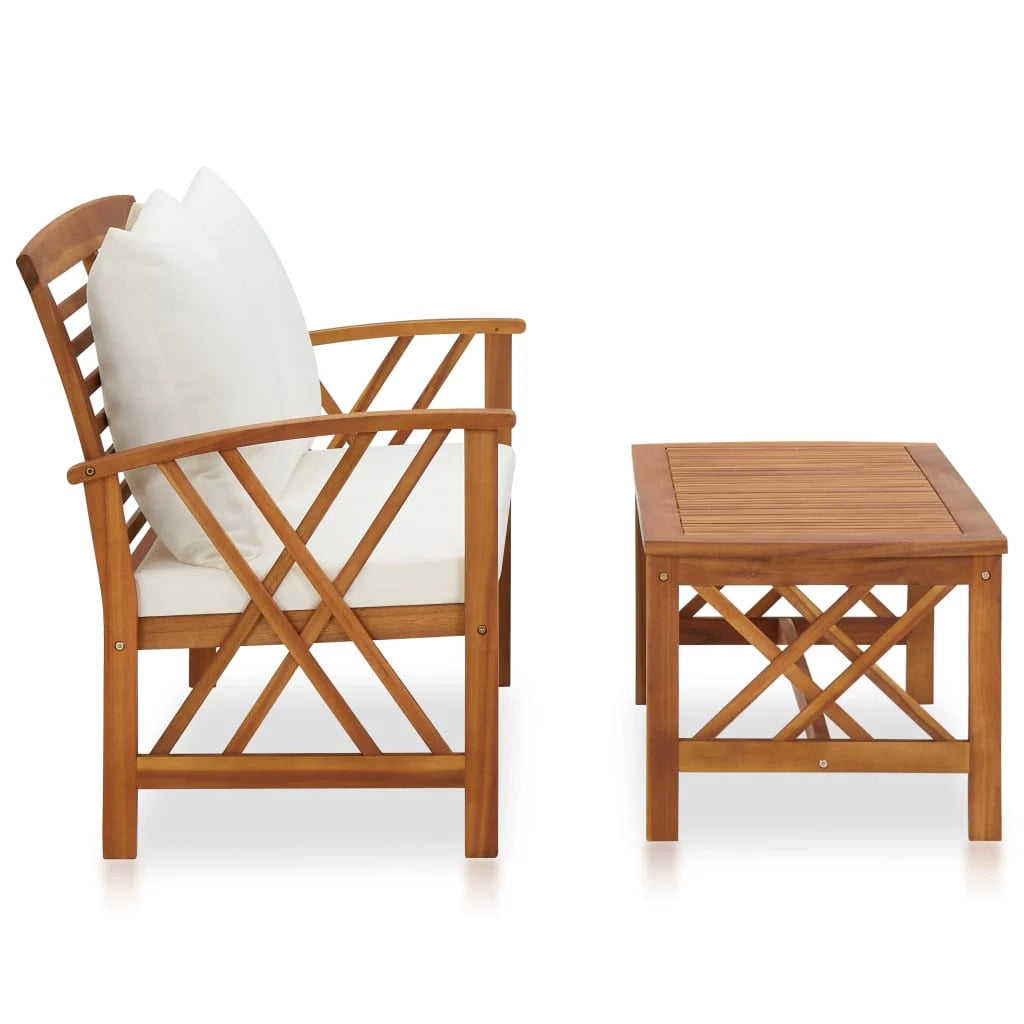 Set di mobili da giardino mobili da esterno 2 pezzi con cuscini legno massello di acacia 02_0015882