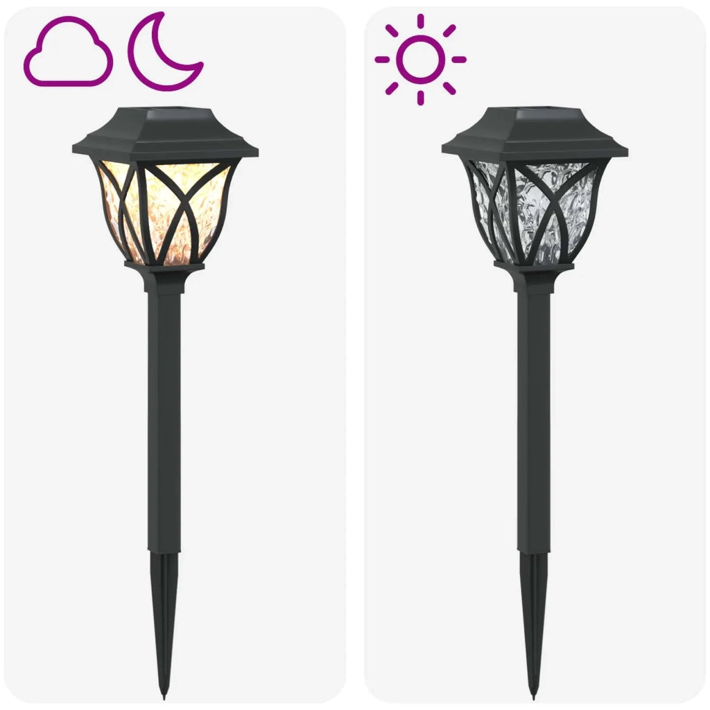 Luci solari da esterno con picchetto 12 pcs Bianco caldo 42 cm 42042713
