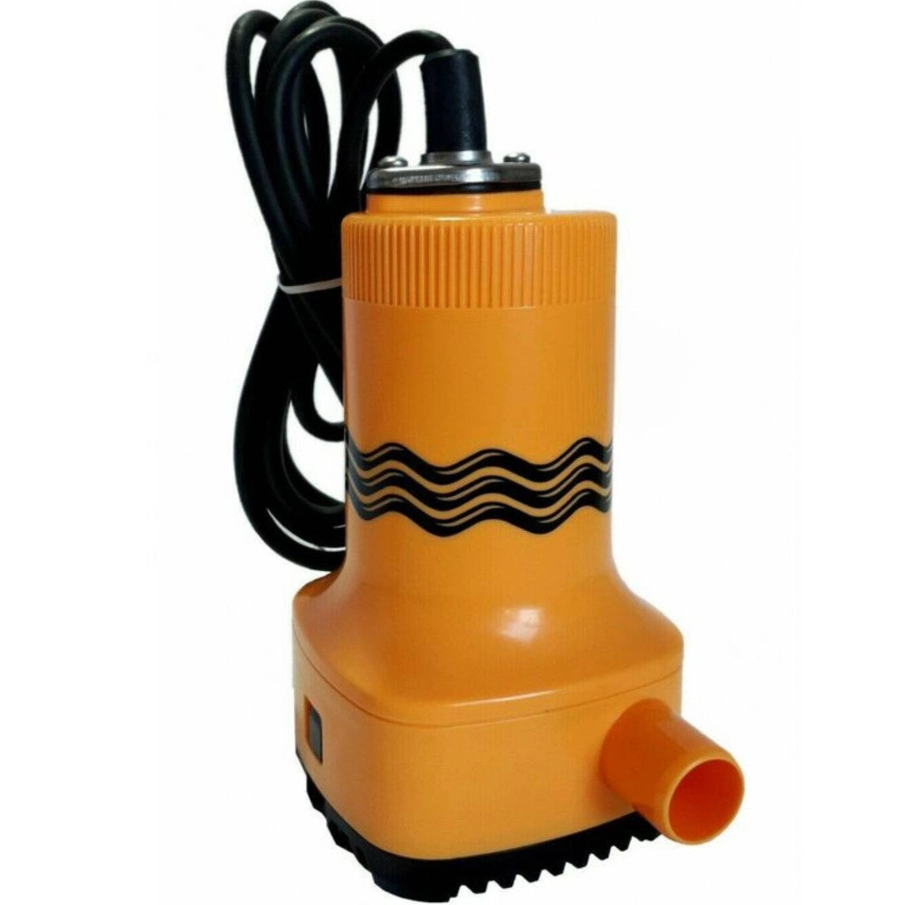 Trade Shop - Pompa Di Sentina Automatica Ad Immersione 12v 70 Lt/min 50w Barca Gommone Acqua -