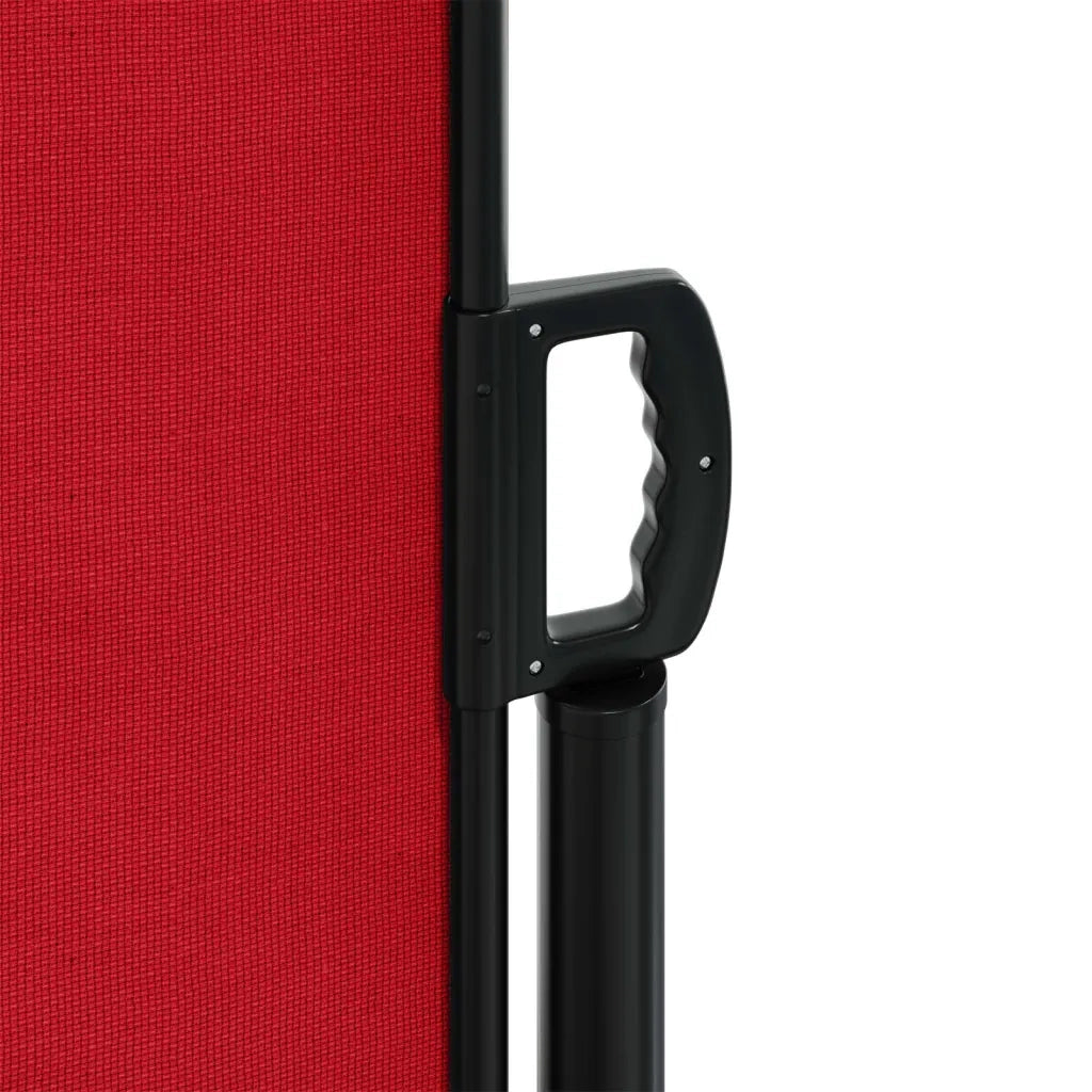 Tenda da Sole Laterale Retrattile Rossa 220x1200 cm 4004867
