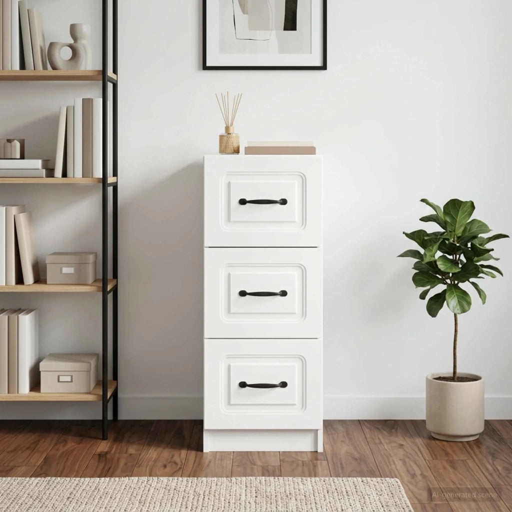 Mobile con Cassetti Bianco 33 x 34,5 x 87 cm 895765
