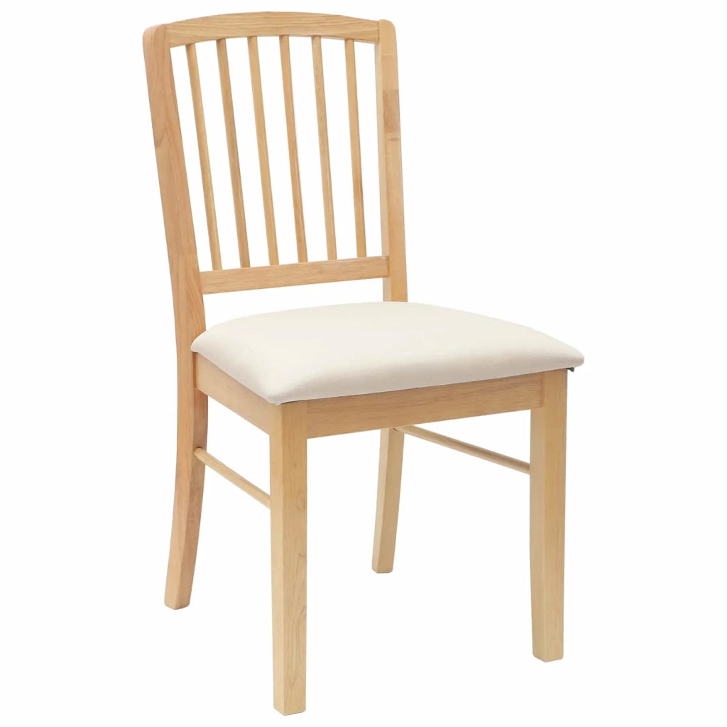 Sedie da pranzo 2 pcs Naturale 50 x 52,5 x 91 cm