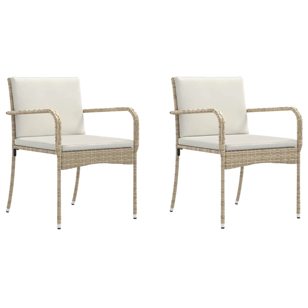 Set da giardino Beige polyrattan 42025111