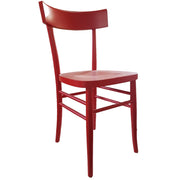 sedia milano rossa