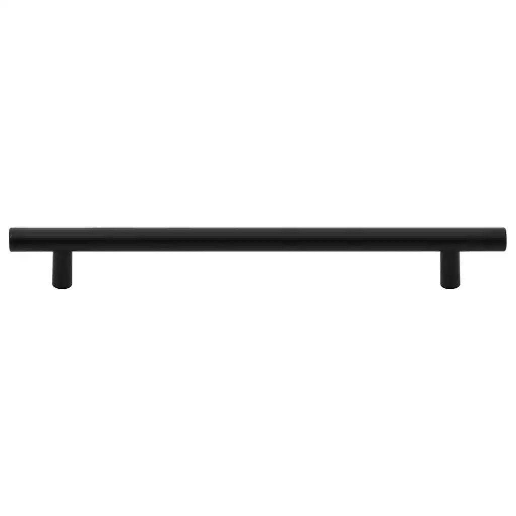 Maniglie per Mobili 5pz Nere 192mm in Acciaio Inox 155368