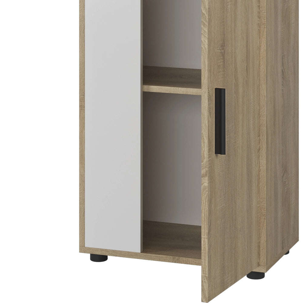 Vicco Cassettiera Sonoma/Bianco 50.1 x 87.3 cm con 2 scomparti