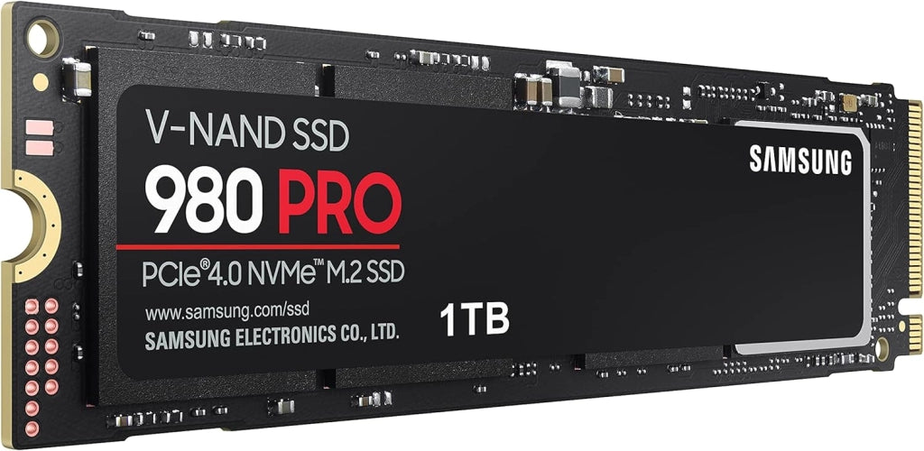 Memorie MZ-V8P1T0B 980 PRO SSD Interno da 1TB, compatibile con Playstation 5, PCIe NVMe M.2, Nero
