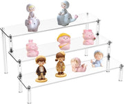 Display stand per Amiibo Funko Pops, modello da tavolo in acrilato trasparente per smalti, spezie, cosmetici, attrezzi per hobby, display per gioielli, buffet per cupcake e modelli per dessert.