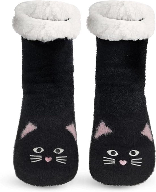 Pantaloni da neve soffici per donne e ragazze in nero one size.