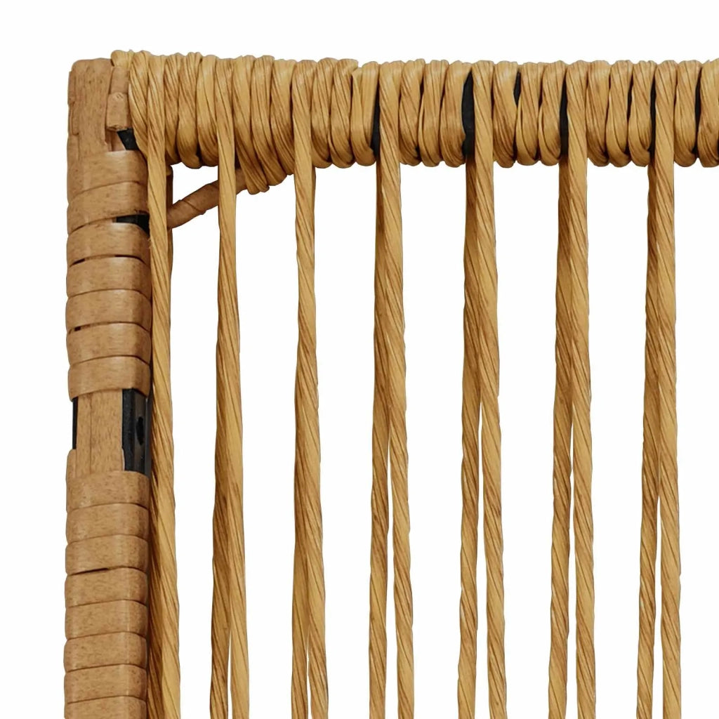Divano da esterno-Divano da Giardino Legno di Acacia Massello Naturale e Crema 317986
