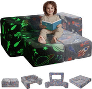 Bancarella per bambini modulare 100x100x20cm, giocattolo, può essere montato in diverse combinazioni, può stimolare la creatività dei bambini, colore grigio chiaro