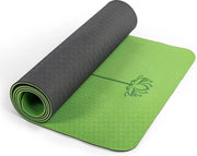Mat di Yoga senza Scivolo Mat di Ginnastica in TPE per Mat di Yoga per Esercizi con Cinturino di Trasporto Mat di Sport 183 cm x 61 cm x 0.6 cm