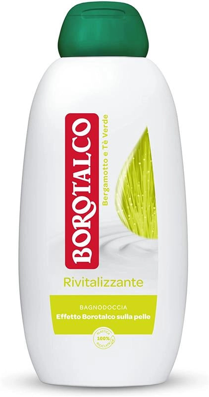 BOROTALCO BAGNODOCCIA RIVITALIZZANTE AL BERGAMOTTO E TÈ VERDE FORMATO DA 600 ML