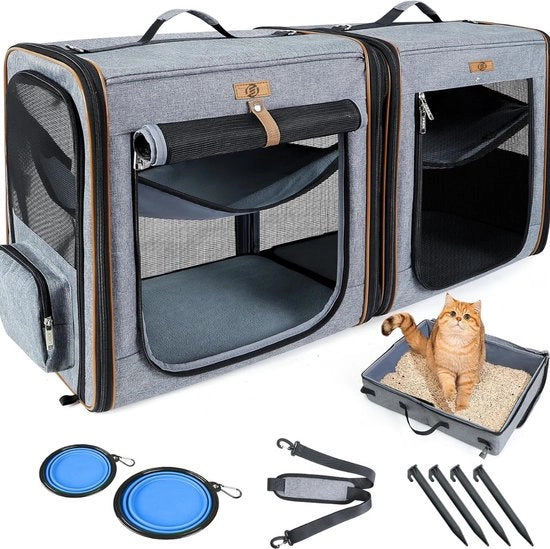 Cassa di trasporto per gatti - Casse di trasporto per gatti - Borsa per gatti - Porta gatti - Tasca per gatti da trasportare - Tasca per trasportare gatti