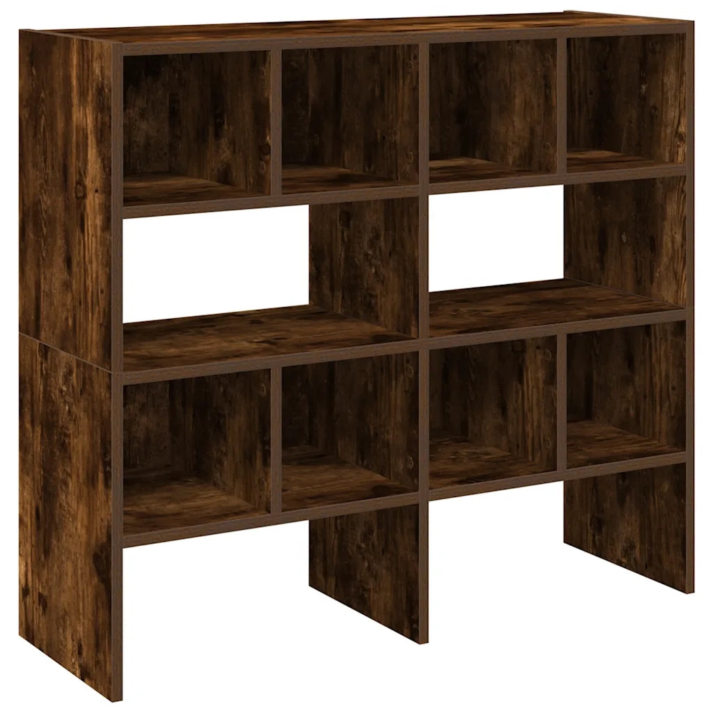Scarpiere 2 pz Impilabili Rovere Fumo 89,5x30x40 cm