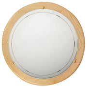 Plafoniera Candellux Standard legno naturale 38cm 2xE27
