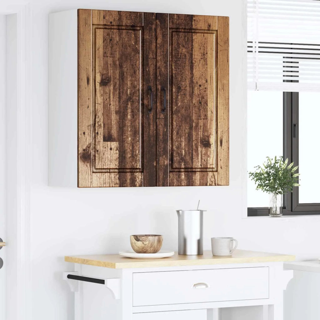 Pensile da cucina | Armadietto a muro PORTO Legno vecchio 80 x 31 x 80 cm