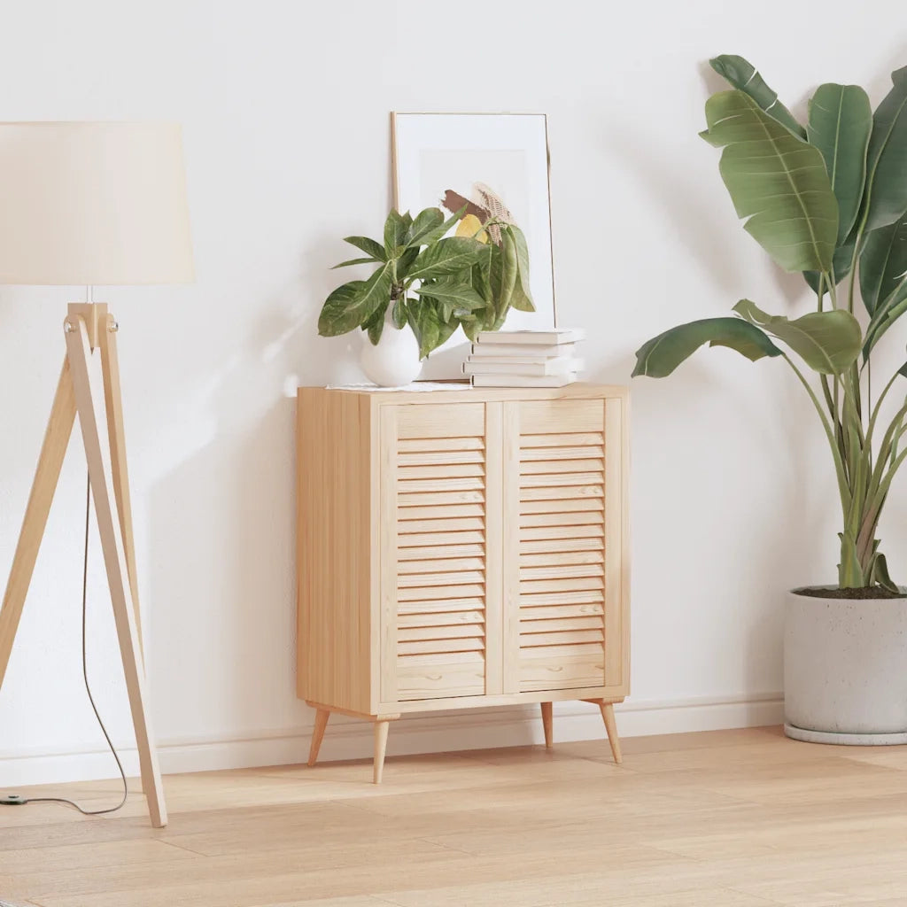 vidaXL Ante con Design a Lamelle 2 pz 61,5x29,5 cm in Legno di Pino