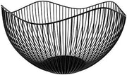 Cassa frutta moderna nera con ventilazione - Design di metallo duraturo