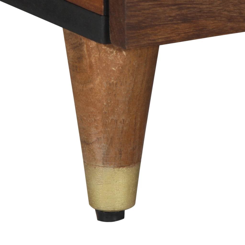 Tavolino da caffÃ¨ 80x50x40 cm in legno massello di mango