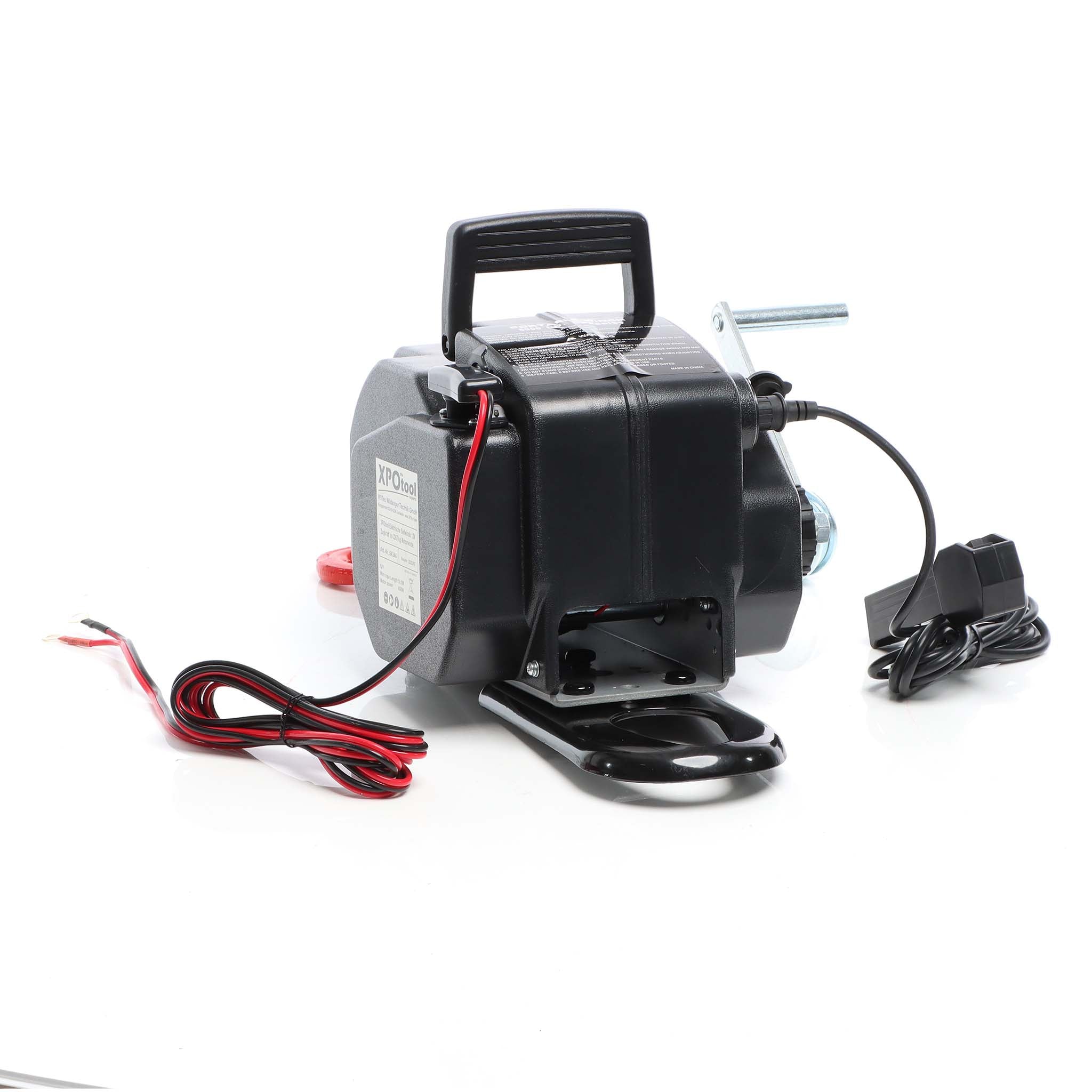 Argano elettrico a fune 12V Verricello a motore fino a 2267kg Motore 450W 1,38m/min Paranco