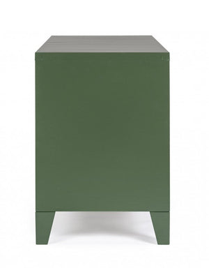 Mobile TV con 2 Ante 40x120,5x58,5 cm Cambridge in Acciaio Verde