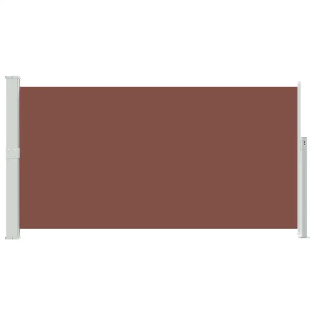 Tenda Laterale Retrattile per Patio 170x300 cm Marrone 48369