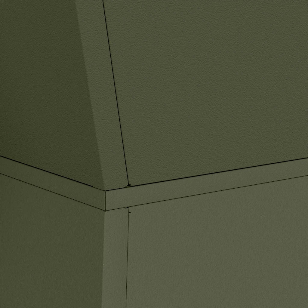 Vaso a Pilastro 2 pcs Oliva 40 x 40 x 100 cm 873859