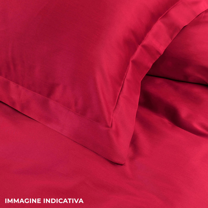 Copripiumino Matrimoniale con Sacco e Federe Tinta Unita Garrini Clarice Oro