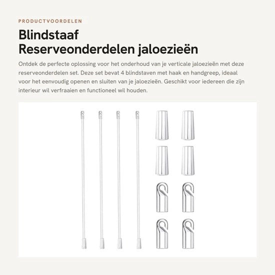 Componente di sostegno per tende a rullo 4 pezzi - parti di ricambio - apriporte per tende a rullo - materiale plastico - trasparente - inclusa vite e maniglia - stantuffo per tende a rullo