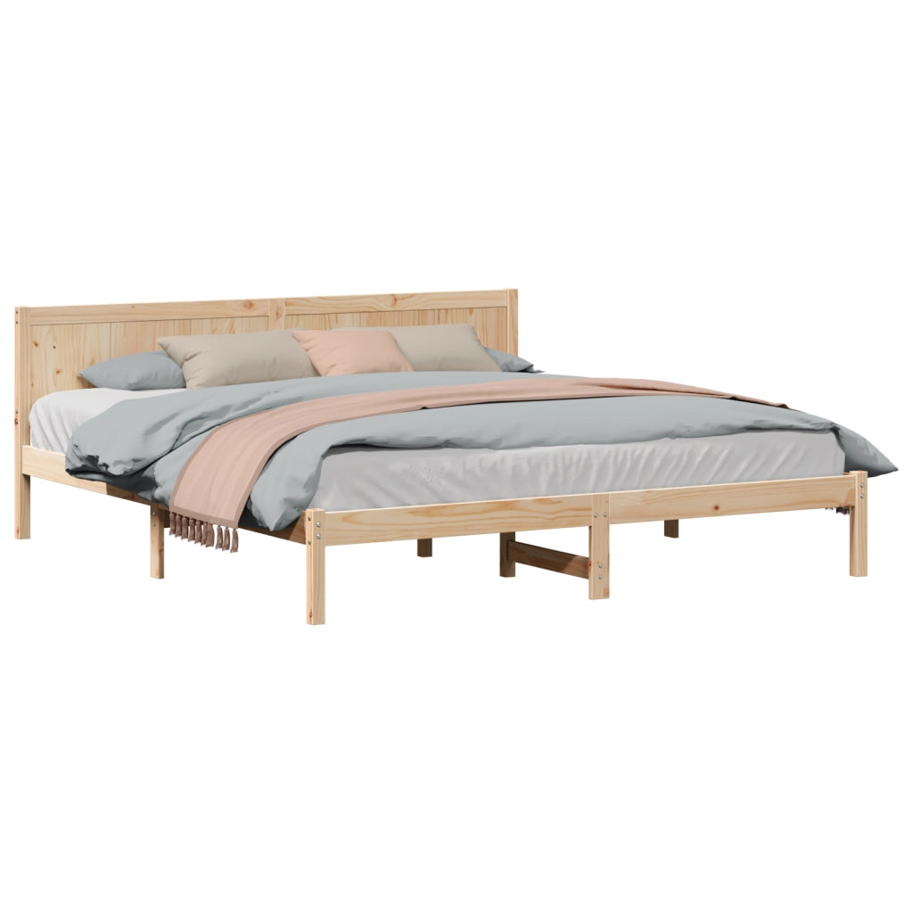 Struttura Letto in Pino Legno naturale Legno massello di pino