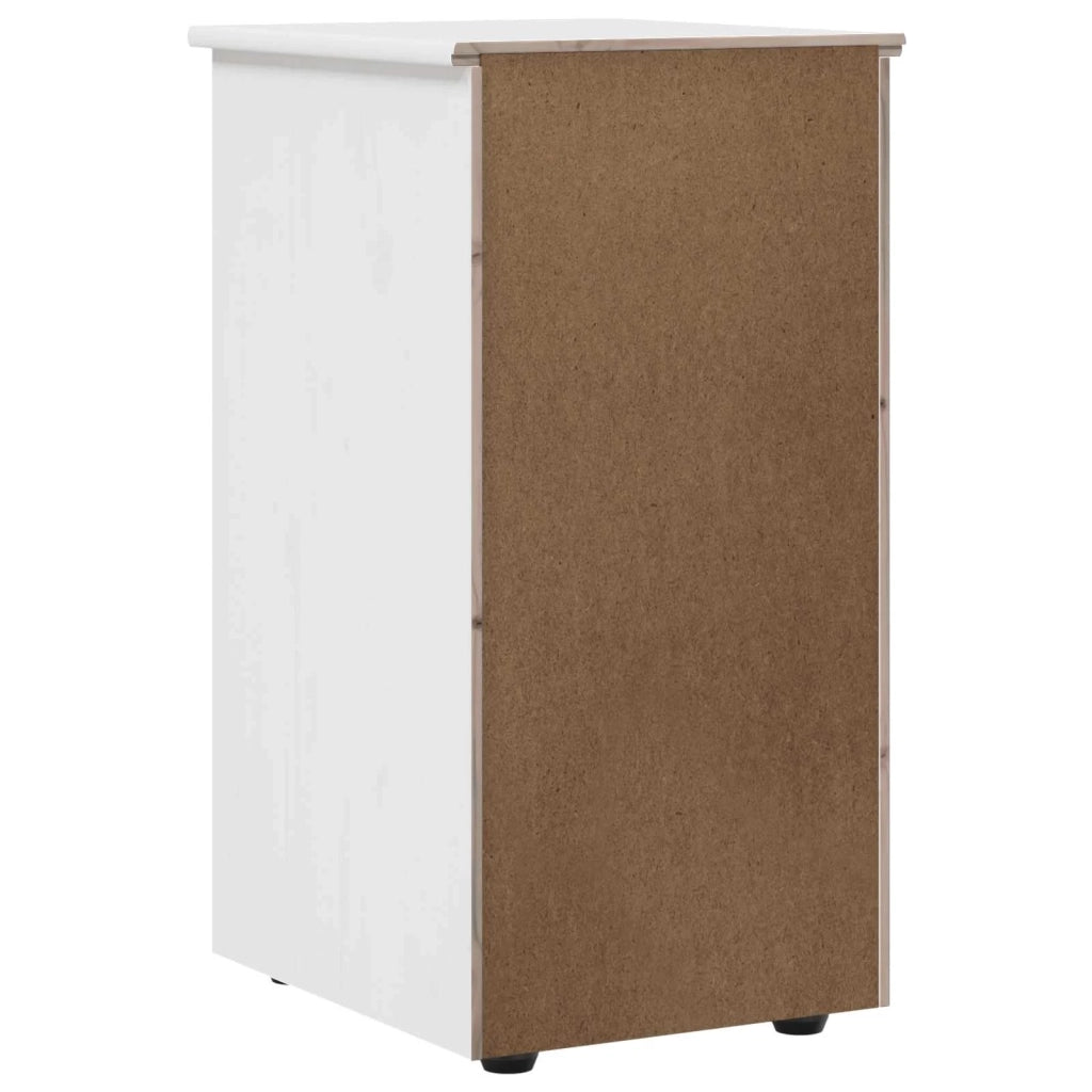 Armadietto Bianco 34 x 39 x 61,5 cm Legno di Pino Massello 42028349
