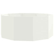 Fioriera | Cassetta per fiori | Vaso Bianco 90 x 90 x 35 cm Acciaio