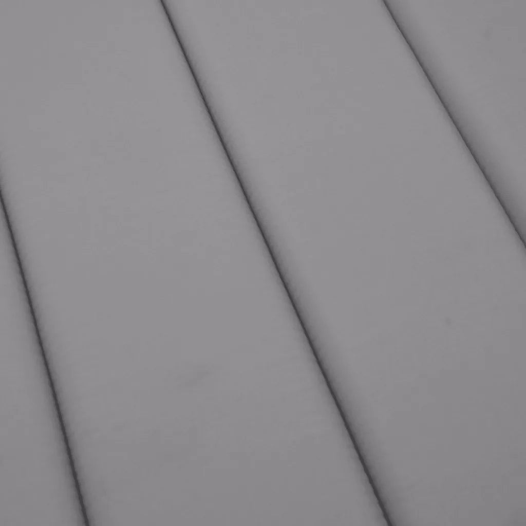 Cuscino per Lettino Grigio 200x70x3 cm in Tessuto Oxford 314219