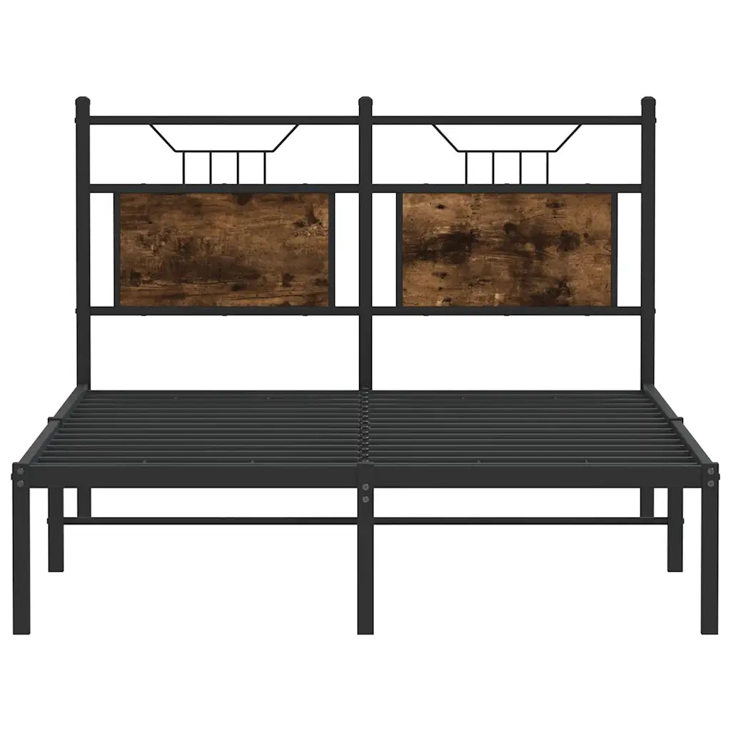 Giroletto senza Materasso Rovere Fumo 120x190 cm in Truciolato