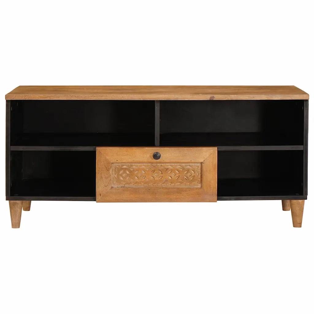 Mobile TV-Credenza per TV Marrone Chiaro 105 x 33 x 46 cm Legno multistrato 202074