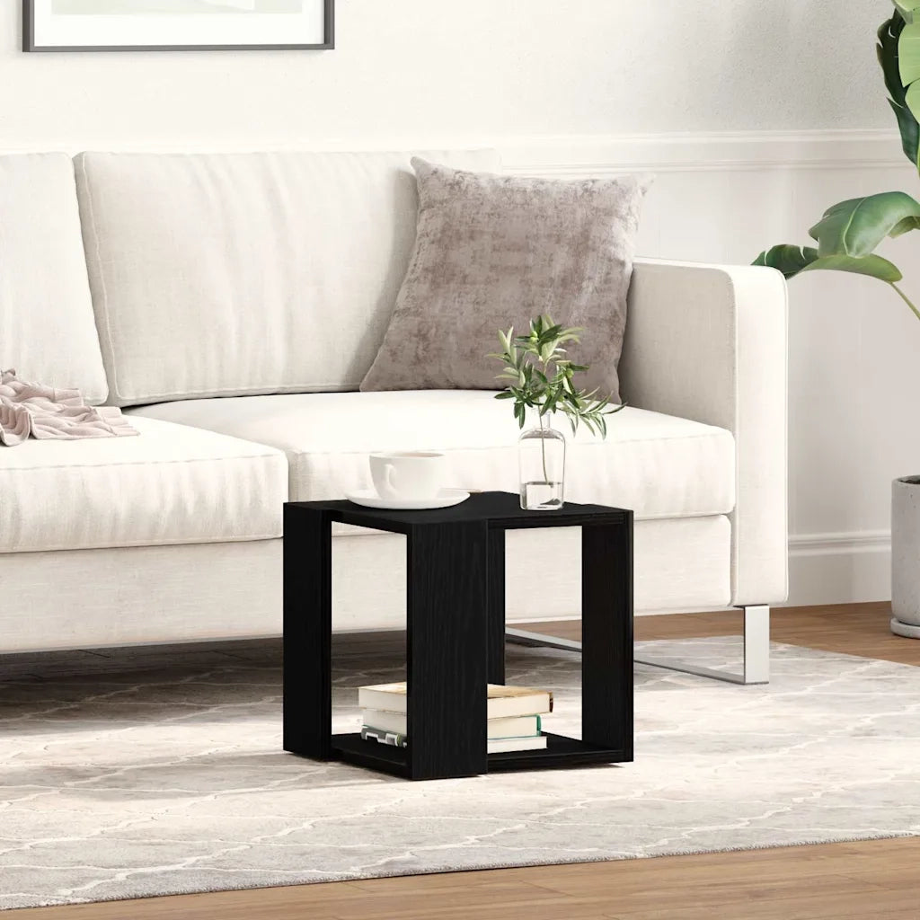 Tavolino da salotto Rovere Nero 32 x 32 x 30 cm 873912