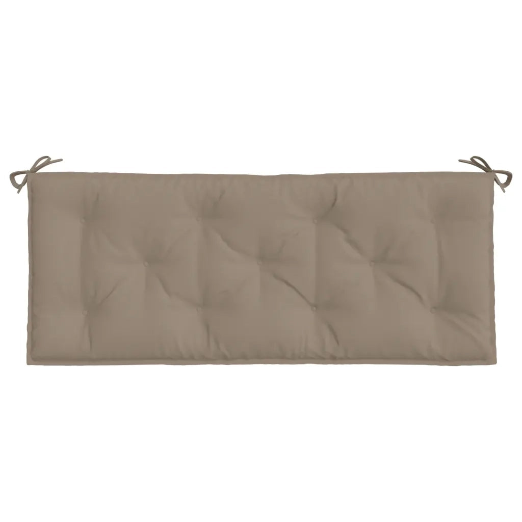 Cuscino per Panca Tortora 120x50x7 cm in Tessuto Oxford