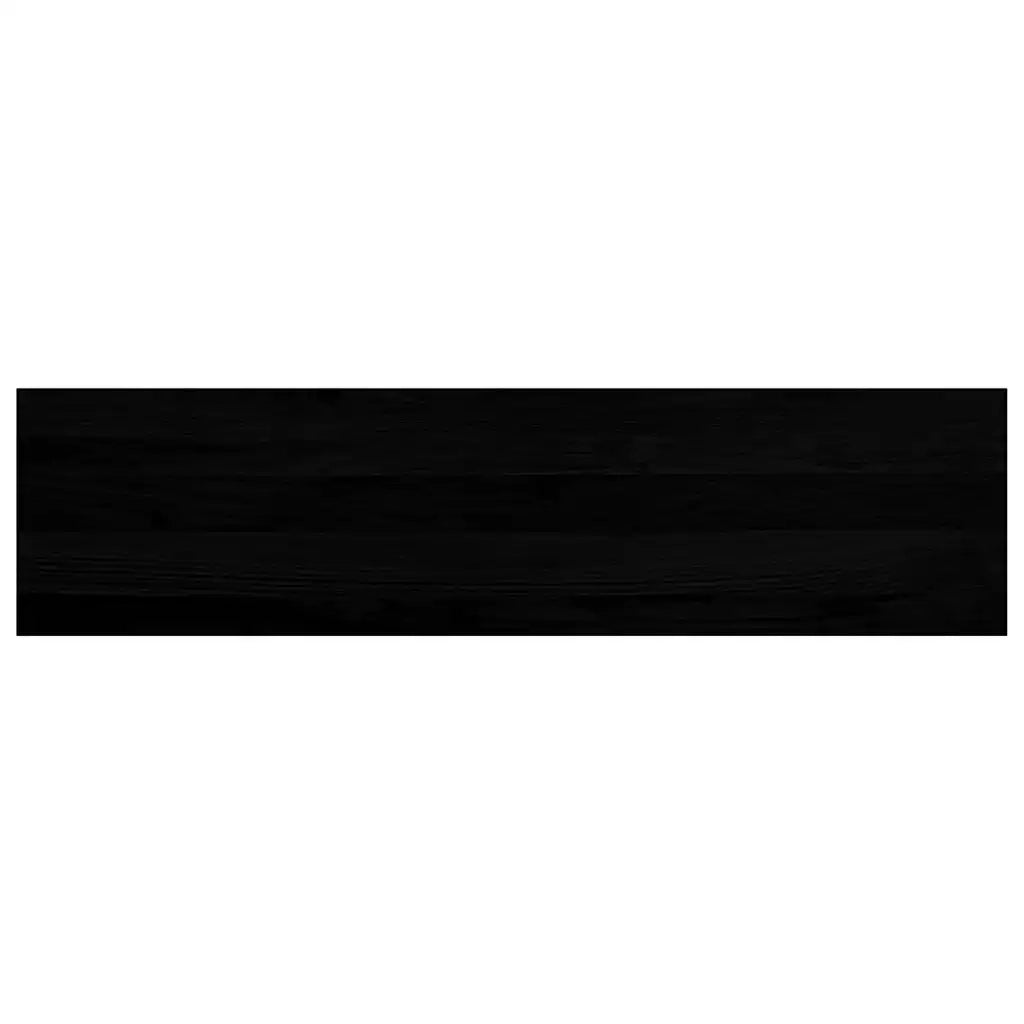 Davanzali 2 pz Marrone Scuro 100x30x2 cm Legno Massello Rovere CFW5033693