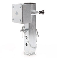 Set 2 piedi stabilizzatori per rimorchi roulotte 350mm, orientabili max 1300kg