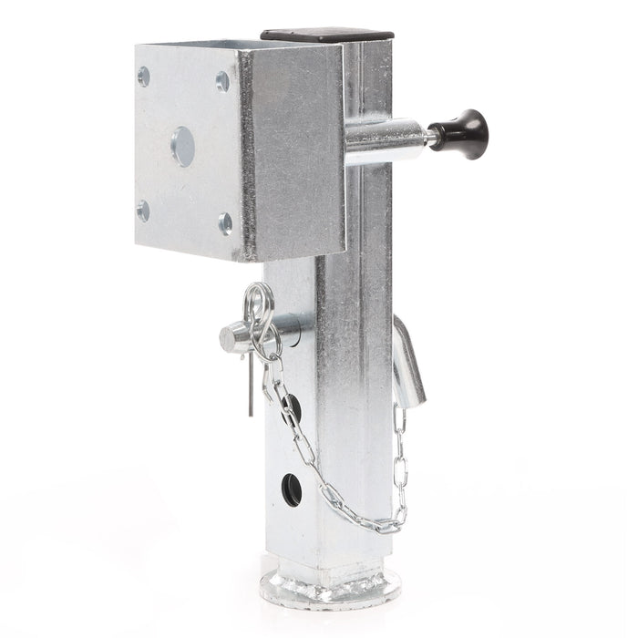 Set 2 piedi stabilizzatori per rimorchi roulotte 350mm, orientabili max 1300kg