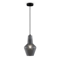 Lampada pendente Pendant in Metallo Tommy Nero