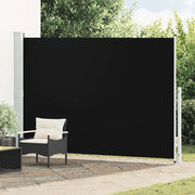 Tenda Laterale Retrattile per Patio 200x314 cm Nero 313411